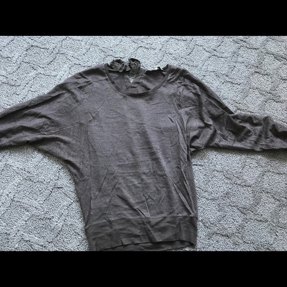 Brown sparkle sweater